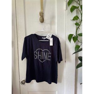 Night Studio women’s size x-large SHINE t-shirt new